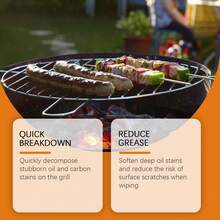 JAYSUING Barbecue Grill Cleaner, Dissolves Heavy Grease, Burnt Residue And Oil Stains On Kitchen Utensils, Softens Deep-Seated Grease - BBQ Grill Cleaner 237ml - View 7