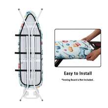 可拆卸印花加厚熨衣板罩 熨衣架罩 耐用通用加厚款 重型耐热 - 多色 - 查看 8