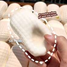 1个柔软Q弹面包抱枕玩具，减压挤压玩具，玩具，史迪奇毛绒玩具，旅行玩具，课堂玩具，迷你洗澡玩具，生日、复活节、万圣节、圣诞节的完美礼物 - 彩色 - 查看 8