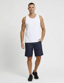 Kit 04 Men's Cotton Tank Top Shirt Comfortable Basic Plain - 酒紅色 - 查看 3