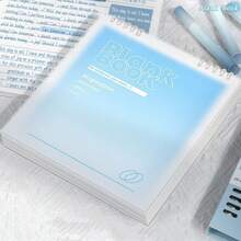 渐变色方格活页笔记本，60张/120页，可拆卸螺旋装订，适合学校、办公室、日记或作为节日礼物 - 方形 - 查看 11