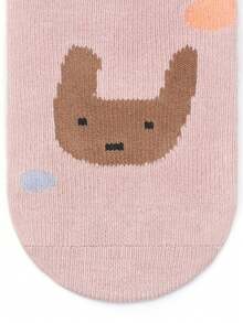 3双装防滑点状袜，四季皆宜，婴儿袜，卡通袜，可爱防滑地板袜，游戏袜 - 彩色 - 查看 6