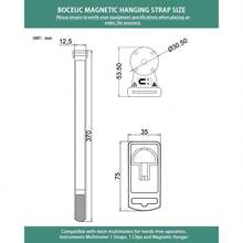 Collar magnético compatible con modelos 115, 116, 117, 175, 177, 179, 15B+, 17B+, 18B+, 87V, 287, 289 - como en la foto - Ver 7
