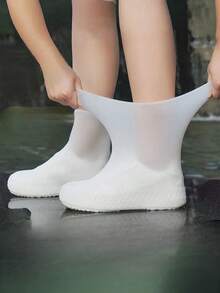 1双男女通用防水鞋套，乳胶雨靴，可重复使用户外靴套，防滑加厚雨靴套，适合雨天、情人节、宠物、嘉年华、春夏、伴娘礼物、室内沙滩、旅行，可爱款式，多种颜色可选，可作鞋架，节省空间，户外、花园，便携式，毕业典礼、祝贺毕业、优秀毕业生、雨靴/橡胶靴/防水靴/靴套/防水鞋套/雨鞋套/雨靴/户外/花园 - 常規 - 查看 8