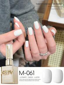XEIJAYI 1pc 15ml Glossy Gel Nail Polish Soak Off LED Cured, Perfect For DIY Manicures & Salon Quality Home Use, Ideal Gift For Women - 彩色 - 查看 45