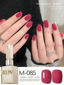 XEIJAYI 1pc 15ml Glossy Gel Nail Polish Soak Off LED Cured, Perfect For DIY Manicures & Salon Quality Home Use, Ideal Gift For Women - 彩色 - 查看 14