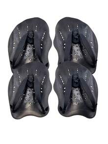 1 Pair/2 Pairs Outline Swimming Webbed Gloves, Adjustable Strap Swimming Training Webbed Gloves, Unisex - Multicolor - View 14