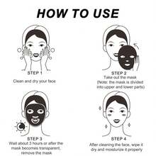 4Pcs Hydro Cera-Nol Real Deep Mask, Hydrating Overnight Hydrogel Mask, Moisturizing, Redness Reducing, Quick Soothing, Korean Skin Care, Perfect Daily Skincare, Ideal Gift For Women - Cera-nol(4Pcs) - 查看 9