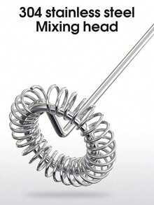 1pc Handheld Electric Egg Beater - Battery Powered Mini Mixer With Stainless Steel Whisk Attachments, Compact Lightweight Design For Eggs, Coffee, Tea, Pancake Batter - Plastic, Batteries Not Included - Multi-color Best-selling Egg Beater - View 8