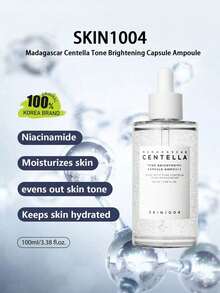 SKIN1004 馬達加斯加積雪草亮膚膠囊安瓶 100ml/3.38 Fl.Oz.，輕盈快吸收質地，保濕舒緩肌膚，改善暗沉膚色，適合所有膚質，日常臉部護理，K-Beauty，韓國彩妝，OliveYoung，禮品 - 100ml/3.38fl.oz - 查看 2