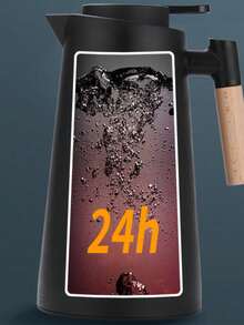 酒店咖啡壶，真空玻璃内胆，热水壶，礼品印花大容量北欧家用保温水壶 - 彩色 - 查看 3