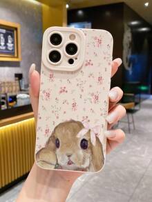 复活节兔子印花防震手机壳，兼容 17 Pro/17 Air/17/17 Pro Max/16/11/16 Pro/16 Plus/16 Pro Max/16 e/15 Pro Max/13/14/12/XS/XR/7G/8P、Galaxy S25/S25 Plus/S25 Ultra/A16/A36/A26/A56/A50/A12/A32/A52/A72/A51/A21 S/A13/A14/S24/S24 Plus/S24 Ultra、S22/A52/A53/A54/A55/S23、11/12 Pro/12/12 X/13 Pro/14 Pro/15 Pro、10/9/Note9/12c/Note11 Pro/Note8 Pro - 彩色 - 查看 1