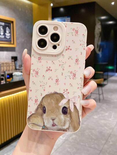 复活节兔子印花防震手机壳，兼容 17 Pro/17 Air/17/17 Pro Max/16/11/16 Pro/16 Plus/16 Pro Max/16 e/15 Pro Max/13/14/12/XS/XR/7G/8P、Galaxy S25/S25 Plus/S25 Ultra/A16/A36/A26/A56/A50/A12/A32/A52/A72/A51/A21 S/A13/A14/S24/S24 Plus/S24 Ultra、S22/A52/A53/A54/A55/S23、11/12 Pro/12/12 X/13 Pro/14 Pro/15 Pro、10/9/Note9/12c/Note11 Pro/Note8 Pro