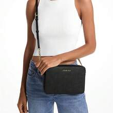 Michael Kors Jet Set 系列純色女士單肩斜背小方包 35T8GTTC9L 黑色 - 黑色35T8GTTC9L BLACK - 查看 2