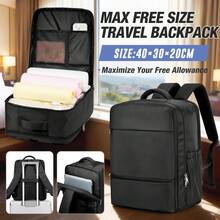 40*30*20cm Mochila de viaje con compresión al vacío, con bomba portátil, bolsa de viaje al vacío sellada de 35L, con sistema de vacío, bolsas de compresión transparentes, cubos de embalaje, múltiples bolsillos, tamaño aprobado por aerolíneas, mochila práctica para estudiantes y viajes al aire libre, disponible en varios colores - Multicolor - Ver 15