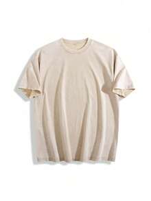 Star Print Tee Shirt, Tees For Men, Casual Short Sleeve T-Shirt For Summer - 杏色 - 查看 2