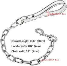 Serijoars Leather Spiked Dog Harness And Collar Set - Suitable For Large Breeds Pit Bull Terriers, Labradors, Dobermans - Durable Leather Harness And Collar Leash 3Pcs Set (Studs Black, XL) - ColorG - 查看 3