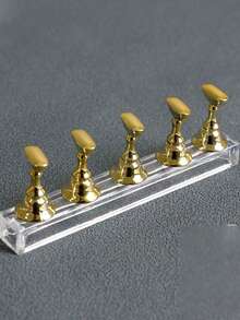 亚克力美甲练习架，美甲棋盘式指甲板展示架，美甲板展示架，亚克力底座，美甲练习架，美甲展示架，指甲板支架 - 彩色 - 查看 11