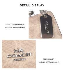 Coach Klare Printed Women's Single Shoulder Crossbody Bag CW206SVPWH - 沙黃色配灰褐色CW206SVPWH - 查看 9