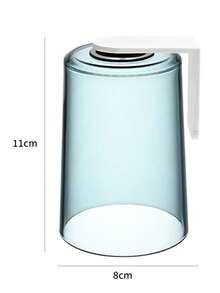 1pc Magnetic Inverted Rinse Cup, Transparent & Minimalist, Wall-Mounted Toothbrush Cup Holder. Quickly Designed Magnetic Hanging Toothbrush Cup - Transparent Waterproof Bathroom Storage Organizer, Wall-Mounted Storage, Modern Home Decor, Countertop Essential, Small Space Solution, Travel Bathroom Accessory | Space-Saving Hygiene Rack, Ideal For Sink, Vanity, Dorm And RV Bathroom. - Mouthwash Cup - View 10