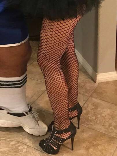 Medias transparentes con diseño de rejilla de 3 vías - Audaz pero elegante, perfectas para el trabajo, el romance y el uso diario