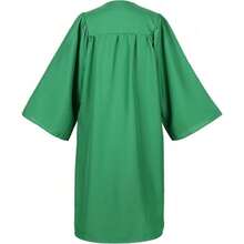 2026 Unisex Matte Graduation Gown And Cap Set With Tassel For Middle High School Bachelor - Emerald Green - View 4