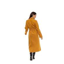 Elegant Overcoat With 2 Pockets HF-SBT-005 - Mostaza Amarilla - View 2