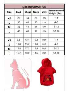 Red Little Star Print Pet Clothes, Festive Pet Apparel For Teddy And Small/Medium Dogs - Red - View 2
