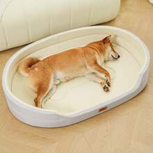 1pc Oxford Fabric Rectangular Pet Bed, Waterproof & Dirt-Resistant, Multi-Purpose Dog/Cat Bed, Warm Soft Comfortable Anti-Hair, Suitable For Small/Medium/Large Cats & Dogs, All Seasons - Multicolor - View 9