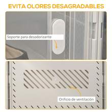 HOMCOM Cajones de almacenamiento - transparente - Ver 3