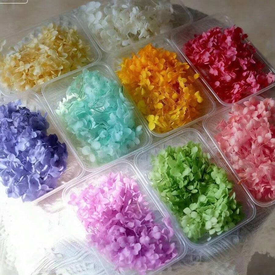 Hydrangea Dried Flower DIY Wreath, Suitable As Handmade Gift