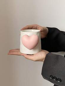 CMYD Studio 1pc 320ml Original Bowknot Design Ceramic Mug, Handmade Exquisite Coffee Cup, Suitable For Water, Latte, Milk, Birthday Gift - Multicolor - View 19