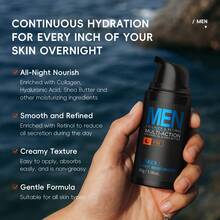 LAIKOU 1 Peça Creme Noturno Hidratante Anti-Rugas para Homens Laikoo, 30g, Creme Facial Anti-Envelhecimento, Hidratante Noturno Nutritivo, Adequado para Todos os Tipos de Pele, Presente para o Dia dos Pais - Creme de Noite - Visão 6