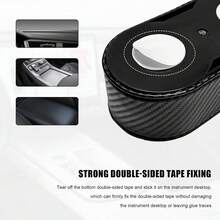 Soporte para tazas de coche, doble soporte para bebidas para auto multifuncional, organizador de concentral, 3 x 7 x 2 pulgadas, - A - Ver 6