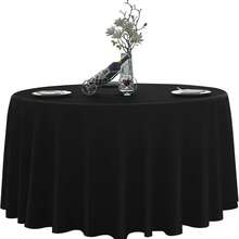 Khăn trải bàn tròn Centerpieces, khăn trải bàn tròn màu trắng trang nhã, khăn trải bàn tròn bằng polyester, không đường may, phù hợp với bàn tròn, vải có thể giặt, thích hợp cho tiệc buffet, bàn ăn, bàn cà phê, tiệc tùng, sinh nhật, quán cà phê, tiệc chiêu đãi, dã ngoại, cắm trại, tiệc nướng BBQ, trong nhà, ngoài trời và sử dụng hàng ngày. - Nhiều màu - Xem 5