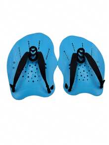 1 Pair Adjustable Swimming Hand Paddles - Suitable For Swimming Training, Unisex - Multicolor - View 9