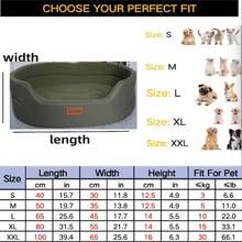 1pc Oxford Fabric Rectangular Pet Bed, Waterproof & Dirt-Resistant, Multi-Purpose Dog/Cat Bed, Warm Soft Comfortable Anti-Hair, Suitable For Small/Medium/Large Cats & Dogs, All Seasons - Multicolor - View 21