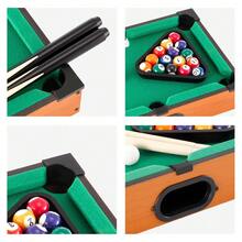 Mini Billiards Table For Family Use, Small Snooker Set For Drinking, Parties, Bars, And Outdoor Activities - Wooden - View 3