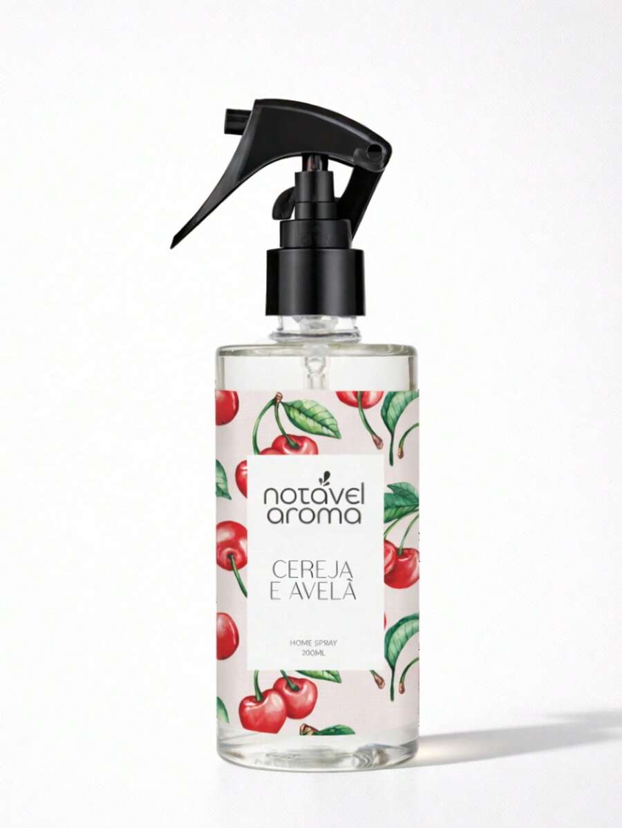 Home Room Fragrance Spray Fabrics Beds Sheets Smells Bedroom Bathroom 200ML - Cherry và hạt phỉ - Xem 1