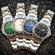 Poedar Classic Luminous Watch With Calendar And Stainless Steel Bracelet - màu đen - Xem 5
