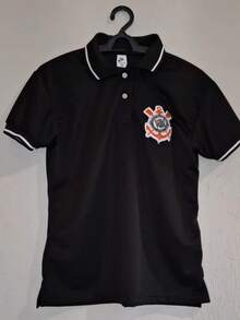 Corinthians 2026 Basic Polo Shirt - Black - View 1