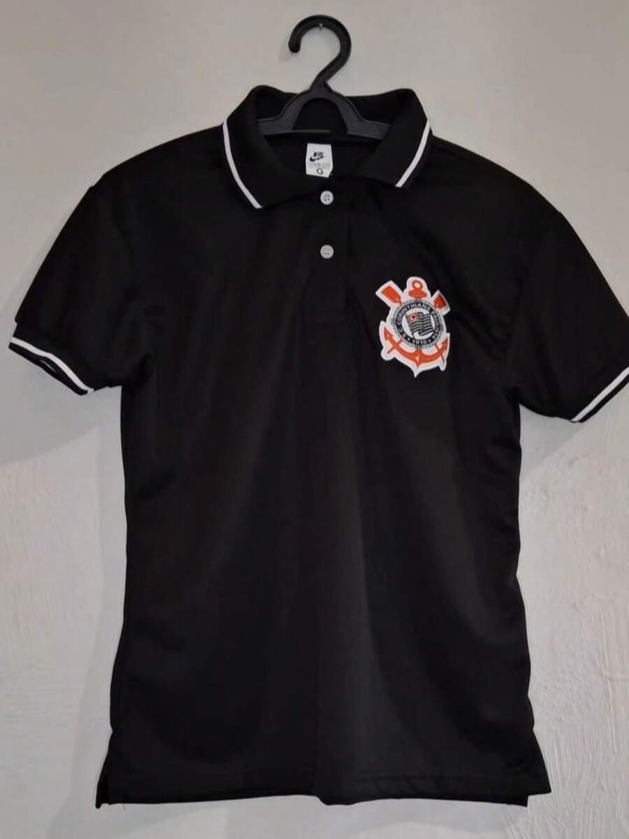 Corinthians 2026 Basic Polo Shirt - Black - View 1