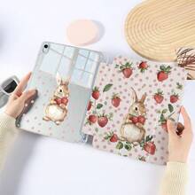 1 Stück Acryl Tablet Schutzhülle mit innovativem faltbarem Ständer Design, Multi-Winkel Betrachtung, kratzfestes und stoßfestes Material, modisch und praktisch, geeignet für moderne Nutzer, Stifthalter Schutzhülle passend für Pro 2024/Air M3/A16 2025, kompatibel mit Xiaomi, für Arbeit, Reisen und Lässig Zuhause - Verschiedenfarbig - Übersicht 2