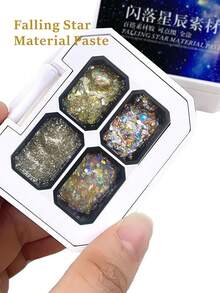 SAUA 2026春夏铂金系列指甲油，高饱和度闪粉，LED美甲，渐变效果，无酒精配方，女士节日礼物，DIY美甲设计 - 彩色 - 查看 9