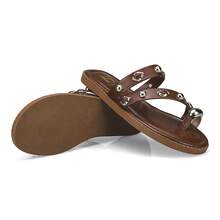 Women's Flat Sandal With Toe Straps 087-008 - Lạc đà - Xem 5