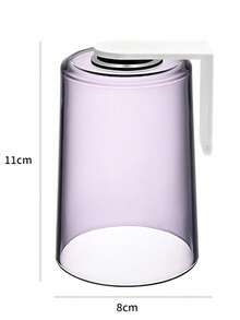 1pc Magnetic Inverted Rinse Cup, Transparent & Minimalist, Wall-Mounted Toothbrush Cup Holder. Quickly Designed Magnetic Hanging Toothbrush Cup - Transparent Waterproof Bathroom Storage Organizer, Wall-Mounted Storage, Modern Home Decor, Countertop Essential, Small Space Solution, Travel Bathroom Accessory | Space-Saving Hygiene Rack, Ideal For Sink, Vanity, Dorm And RV Bathroom. - Mouthwash Cup - View 11