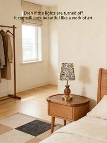 1 đèn LED kim loại vân gỗ, chao đèn vải kiểu cổ điển, ánh sáng dịu nhẹ, phong cách mộc mạc Bắc Âu, Ý, Pháp, đèn bàn đọc sách tối giản hiện đại cho phòng khách, phòng ngủ, ánh sáng ấm áp, sang trọng lãng mạn màu vàng, tạo không gian ấm cúng, đèn ngủ USB, độ sáng điều chỉnh được, đèn ngủ cho mẹ, đèn lễ hội Ramadan, đèn ngủ yên tĩnh cho người ngủ không sâu giấc. - Ánh sáng ấm/trắng/trung tính - Xem 7