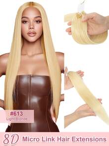 8D Nano Beads Hair Extensions,50 Strands 12-22 Inches 30g Micro Loop Human Hair Extensions, Straight Human Hair Invisible And Traceless Micro Link Human Hair, Invisible And Natural, Easy To Install, Seamless, Increase Hair Volume, Perfect For Daily Wear - Multicolor - View 50