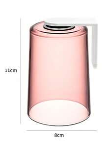 1pc Magnetic Inverted Rinse Cup, Transparent & Minimalist, Wall-Mounted Toothbrush Cup Holder. Quickly Designed Magnetic Hanging Toothbrush Cup - Transparent Waterproof Bathroom Storage Organizer, Wall-Mounted Storage, Modern Home Decor, Countertop Essential, Small Space Solution, Travel Bathroom Accessory | Space-Saving Hygiene Rack, Ideal For Sink, Vanity, Dorm And RV Bathroom. - Mouthwash Cup - View 8