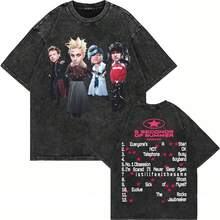 5SOS T-Shirt Graphic Print Washed Cotton Tees Unisex - 1 - 查看 4
